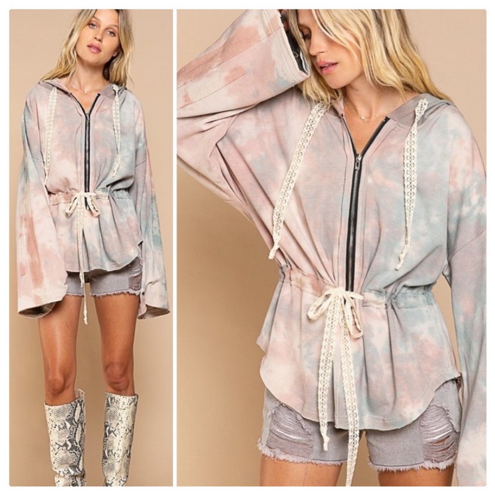 POL Ultimate Unicorn Tie Dye Hoodie - Picture 5 of 9